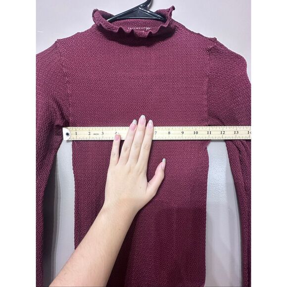 NWOT INTIMATELY FREE PEOPLE Make It A Mock Neck Seamless Long Sleeve Bodysuit XS - Picture 6 of 10